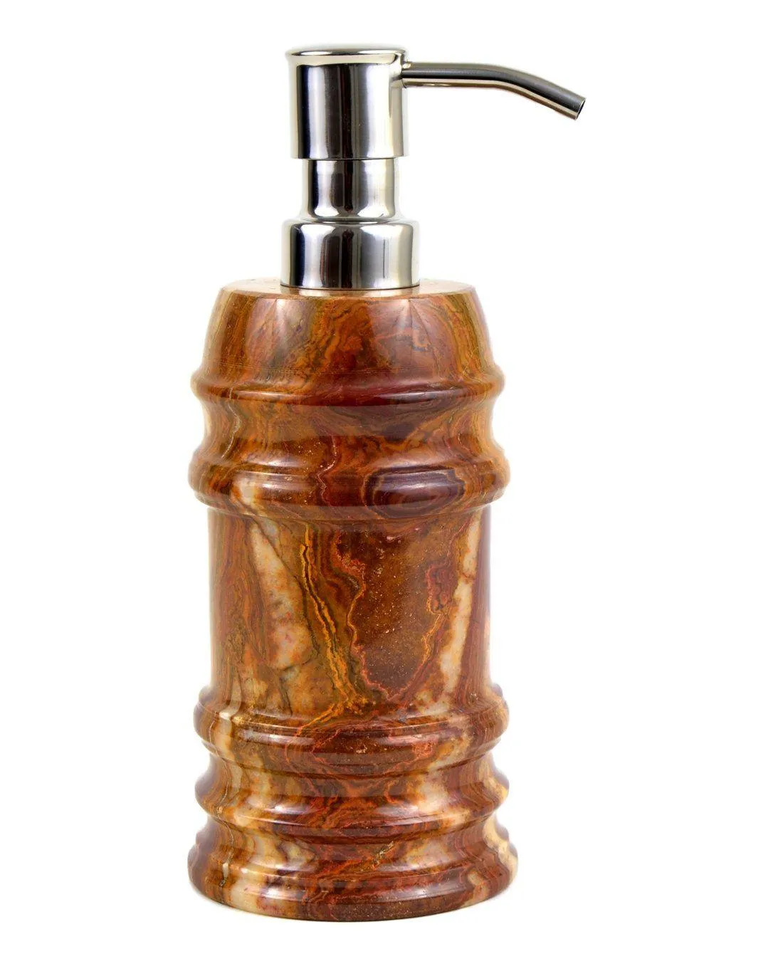 Multi Brown Onyx Liquid Soap & Lotion Dispenser