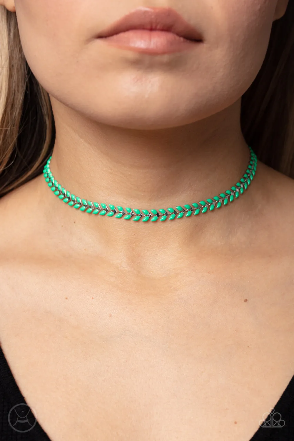 Necklace Grecian Grace - Green N2376