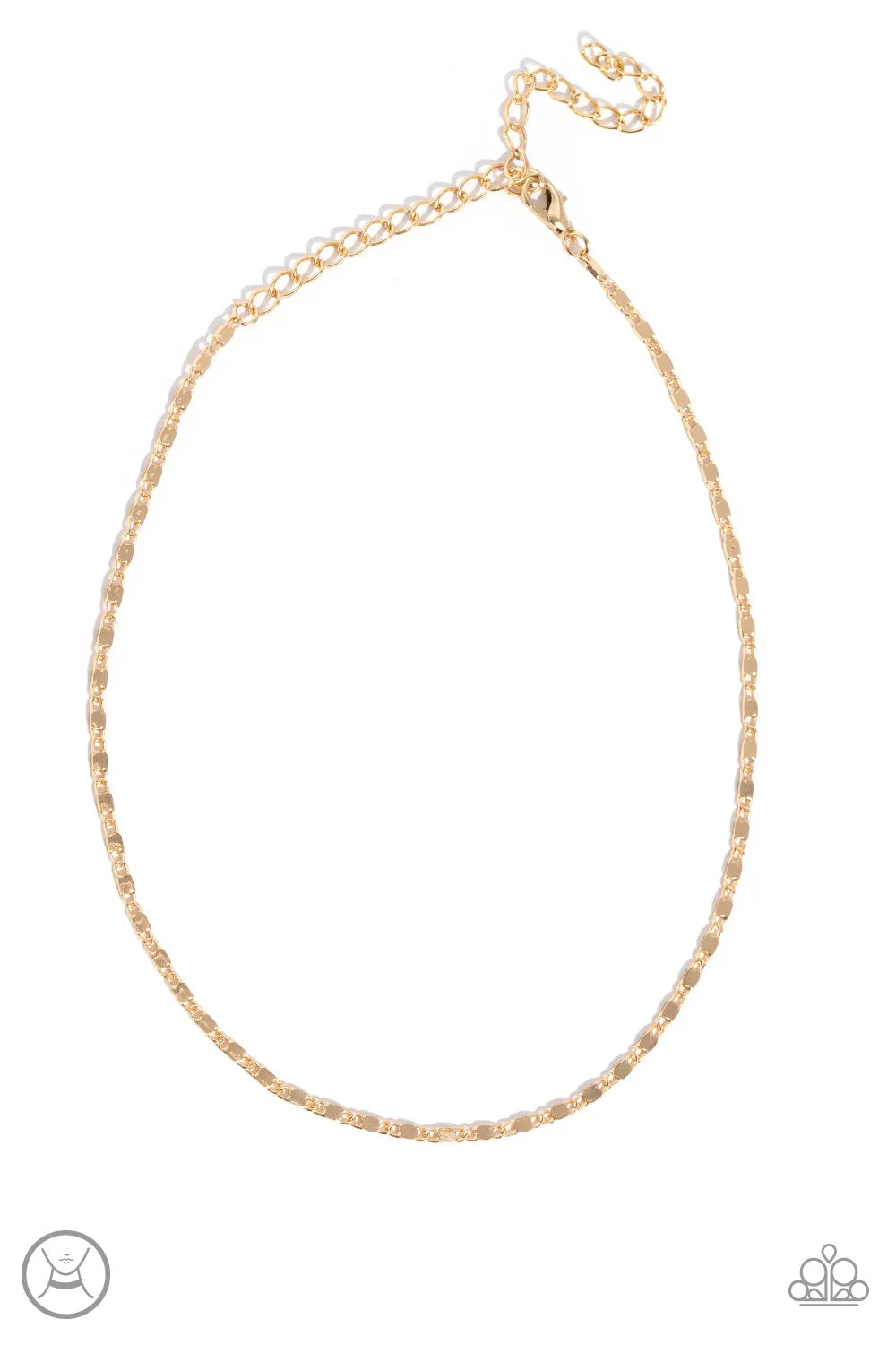 Necklaces Minimalist Maiden - Gold N165 CHOKER