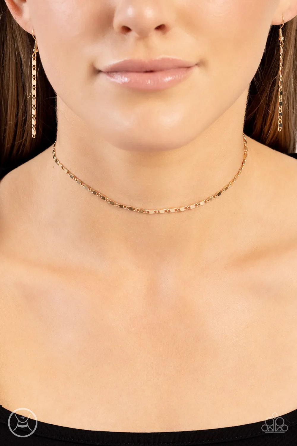 Necklaces Minimalist Maiden - Gold N165 CHOKER