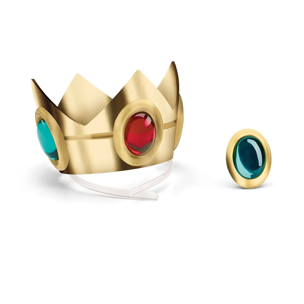 Nintendo Princess Peach Crown & Amulet Costume Accessories