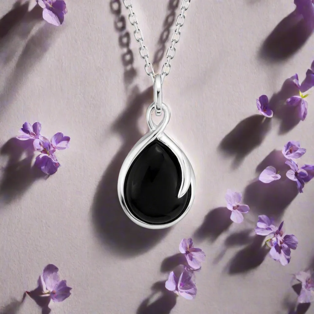 Onyx "Wish" Necklace