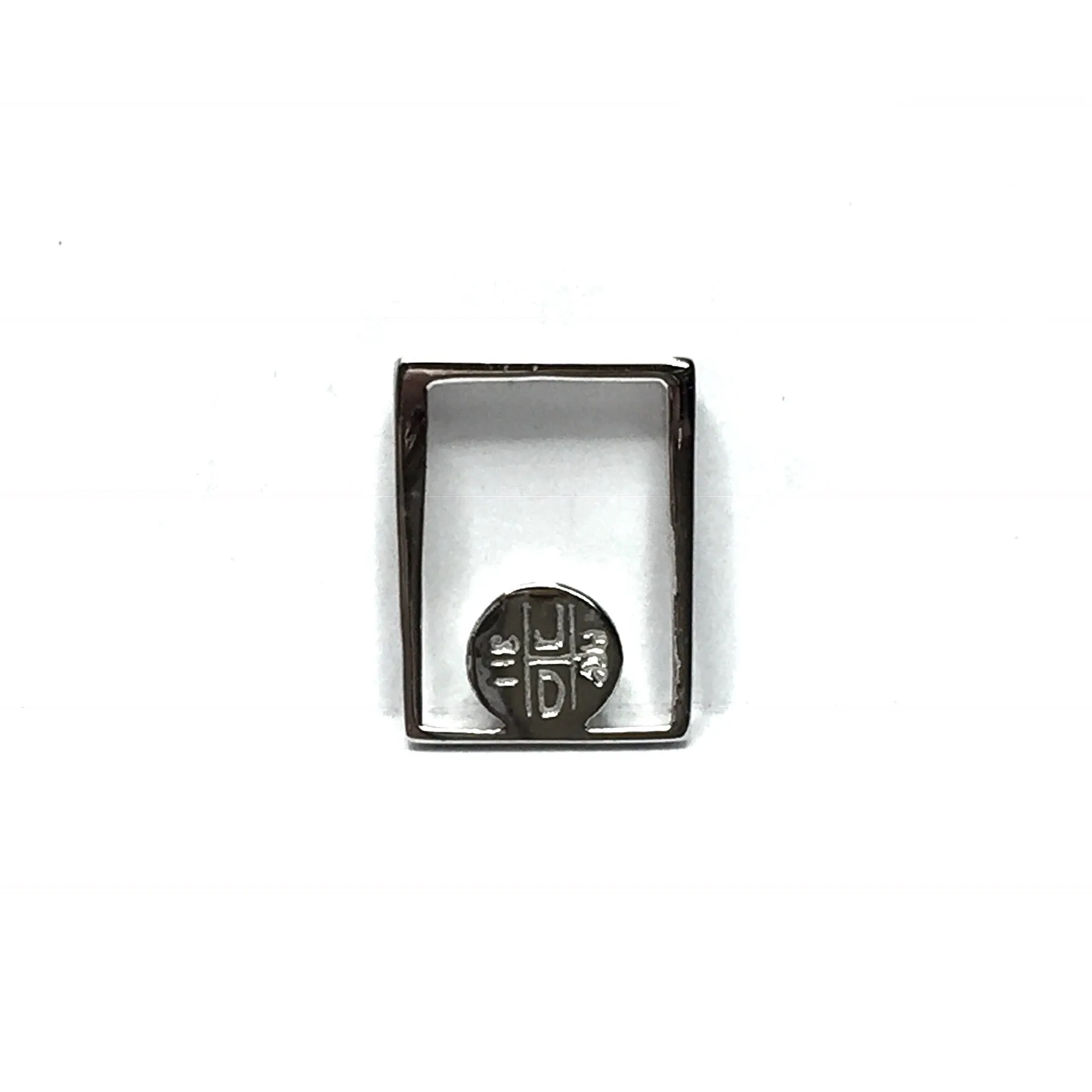 Onyx Round Inlay Rectangle Design Pendant