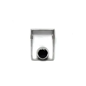 Onyx Round Inlay Rectangle Design Pendant