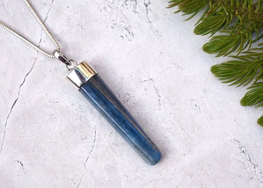 Original Unisex Kyanite Pendant - Blue