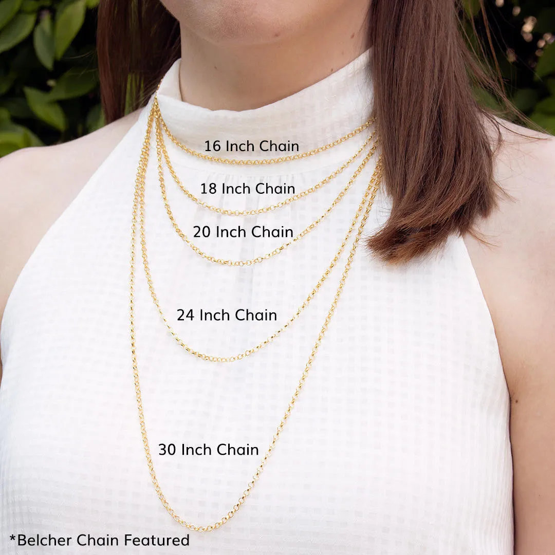 Paperclip Chain Necklace | Gold