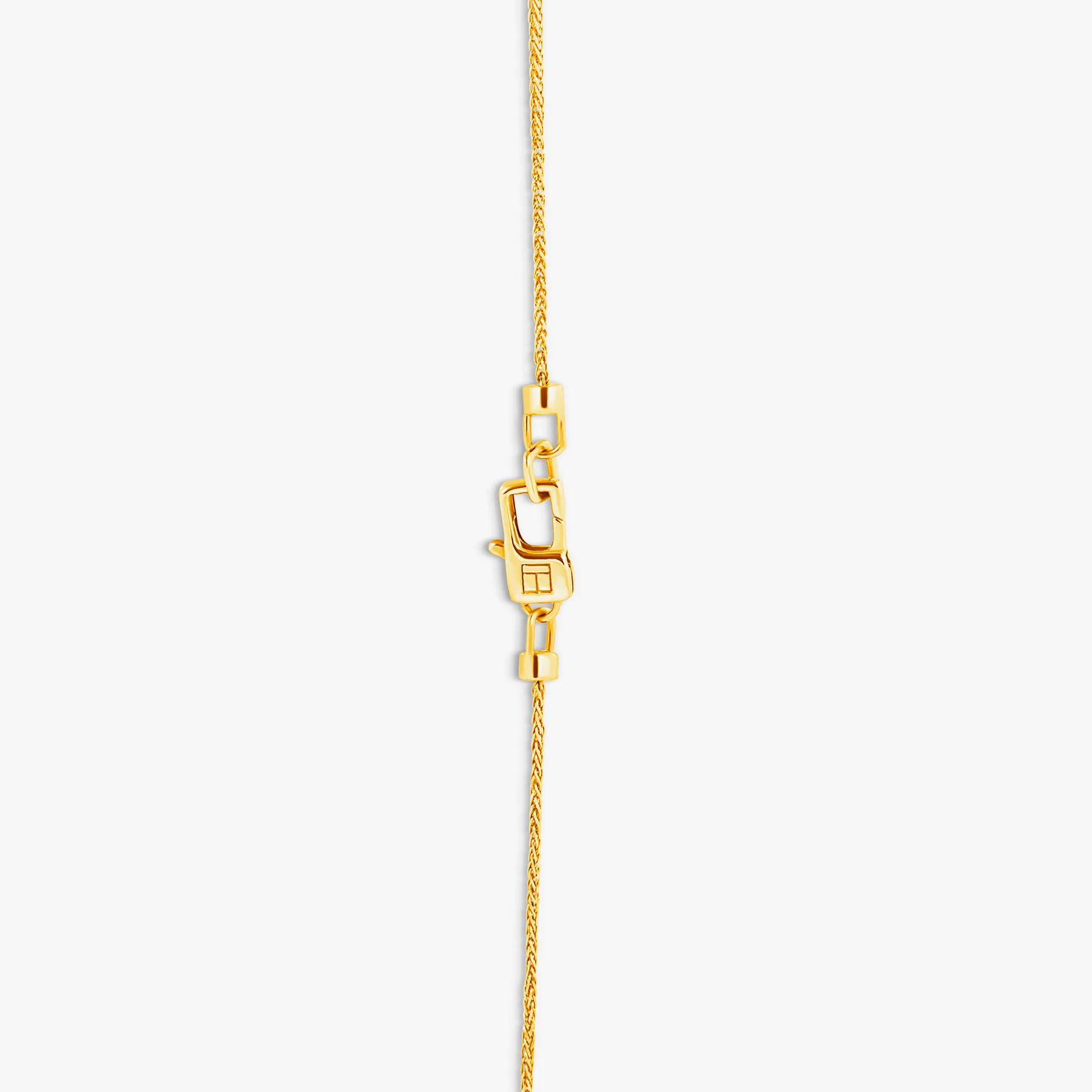 Paros Evil Eye Necklace In Yellow Gold & Sapphire