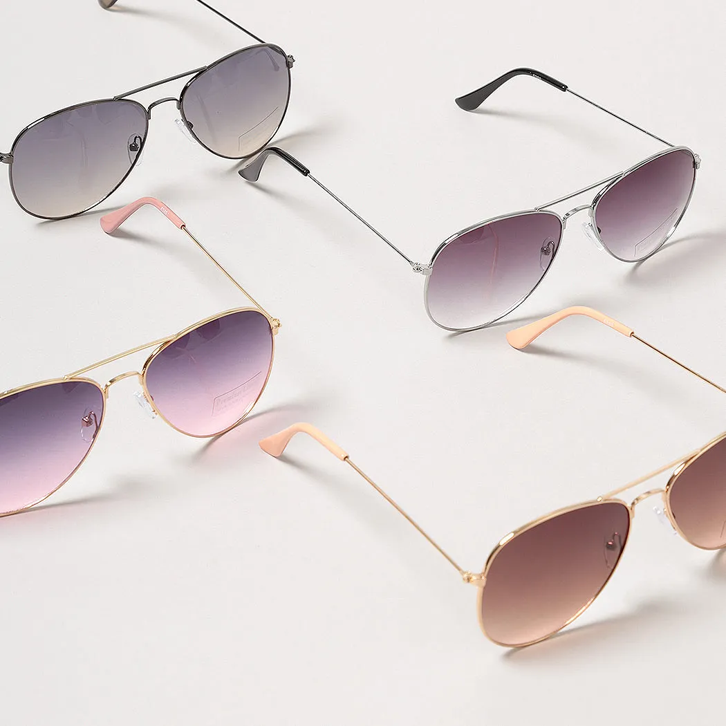 Pastel Assorted Aviator Sunglasses