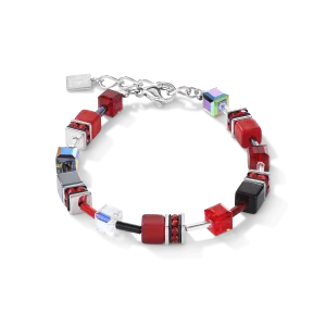 Red Geo Cube Bracelet