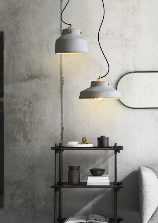 Rikard Scandinavian Unique Cement Pendant Light