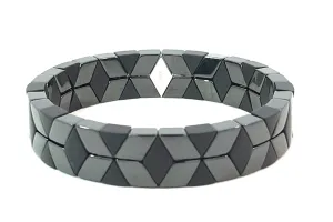 Roberto demeglio Black Ceramic Stretchy Bracelet