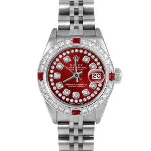 Rolex Datejust 26mm | 69174-RED-STRD-4RBY-JBL