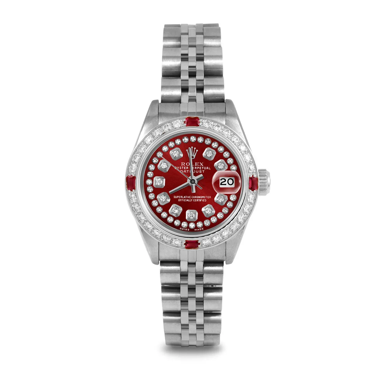 Rolex Datejust 26mm | 69174-RED-STRD-4RBY-JBL