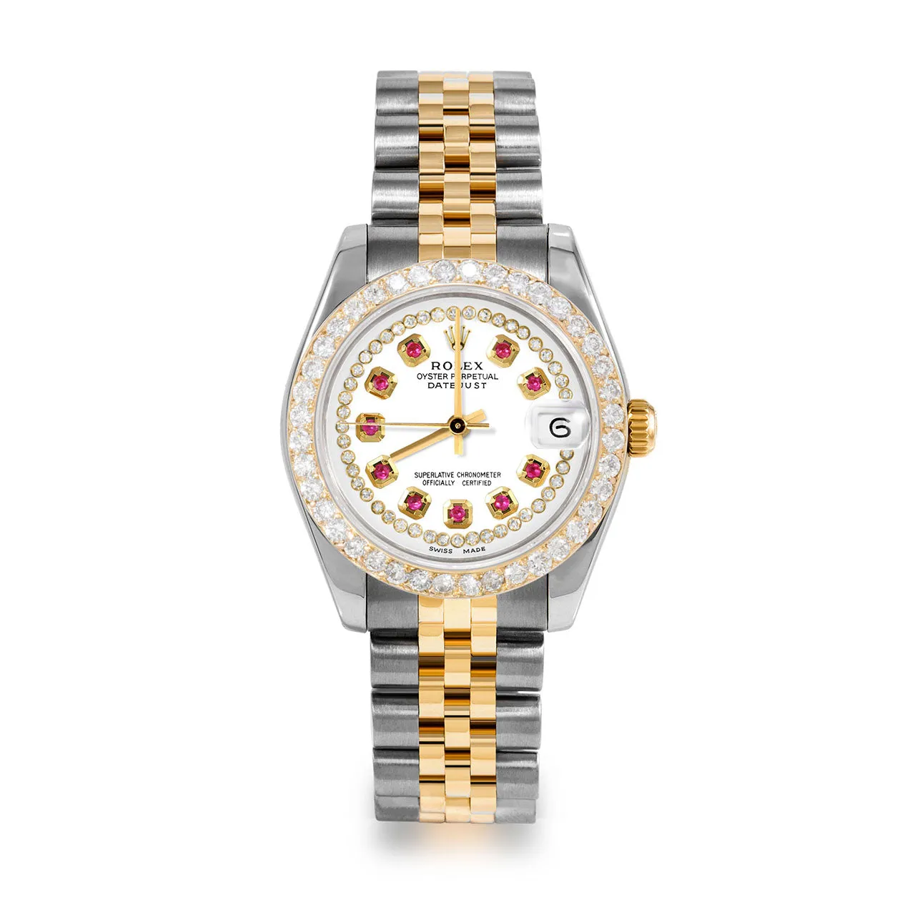 Rolex Datejust 31mm | 178273-WHT-STRR-2CT-JBL