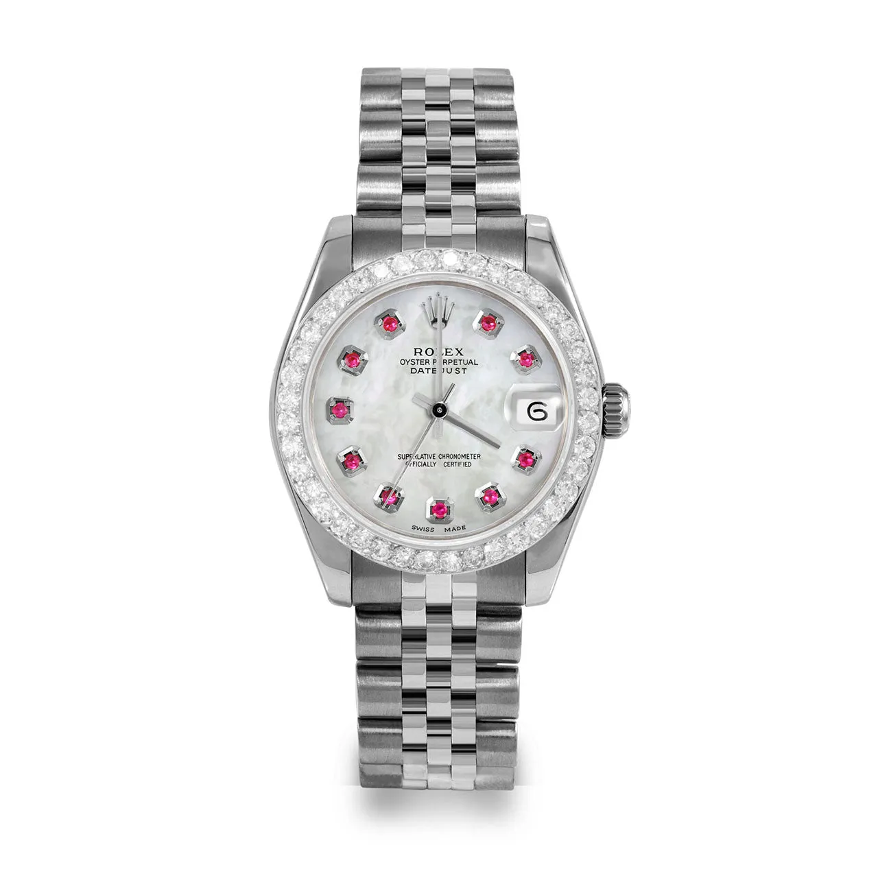 Rolex Datejust 31mm | 178274-WMOP-RBY-AM-2CT-JBL