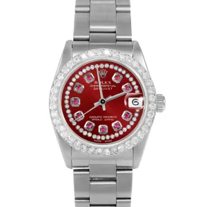 Rolex Datejust 31mm | 68274-RED-STRR-2CT-OYS