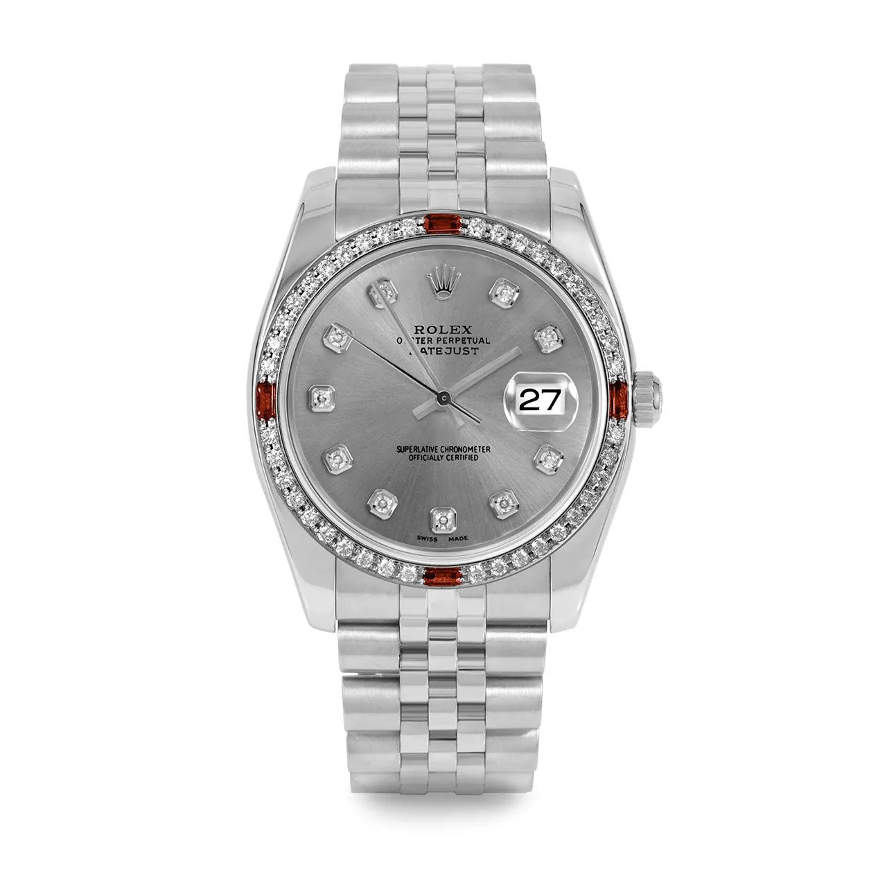 Rolex Datejust 36mm | 116234-SLT-DIA-AM-4RBY-JBL