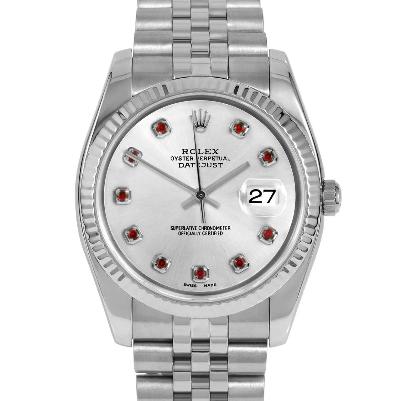 Rolex Datejust 36mm | 116234-SLV-RBY-AM-FLT-JBL