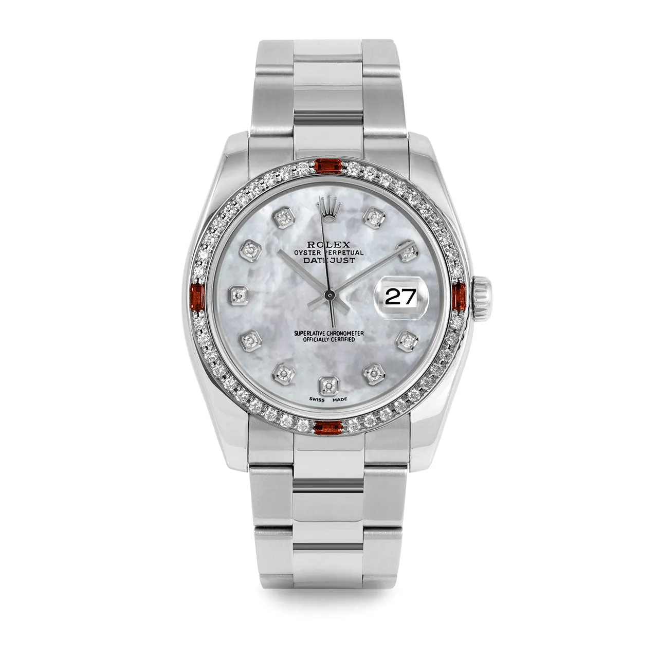 Rolex Datejust 36mm | 116234-WMOP-DIA-AM-4RBY-OYS