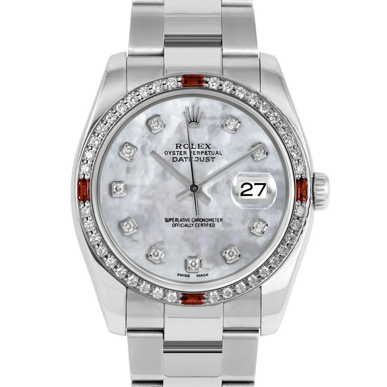 Rolex Datejust 36mm | 116234-WMOP-DIA-AM-4RBY-OYS