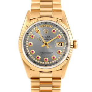 Rolex Day-Date 36mm | 18238-SLT-STRR-FLT-PRS