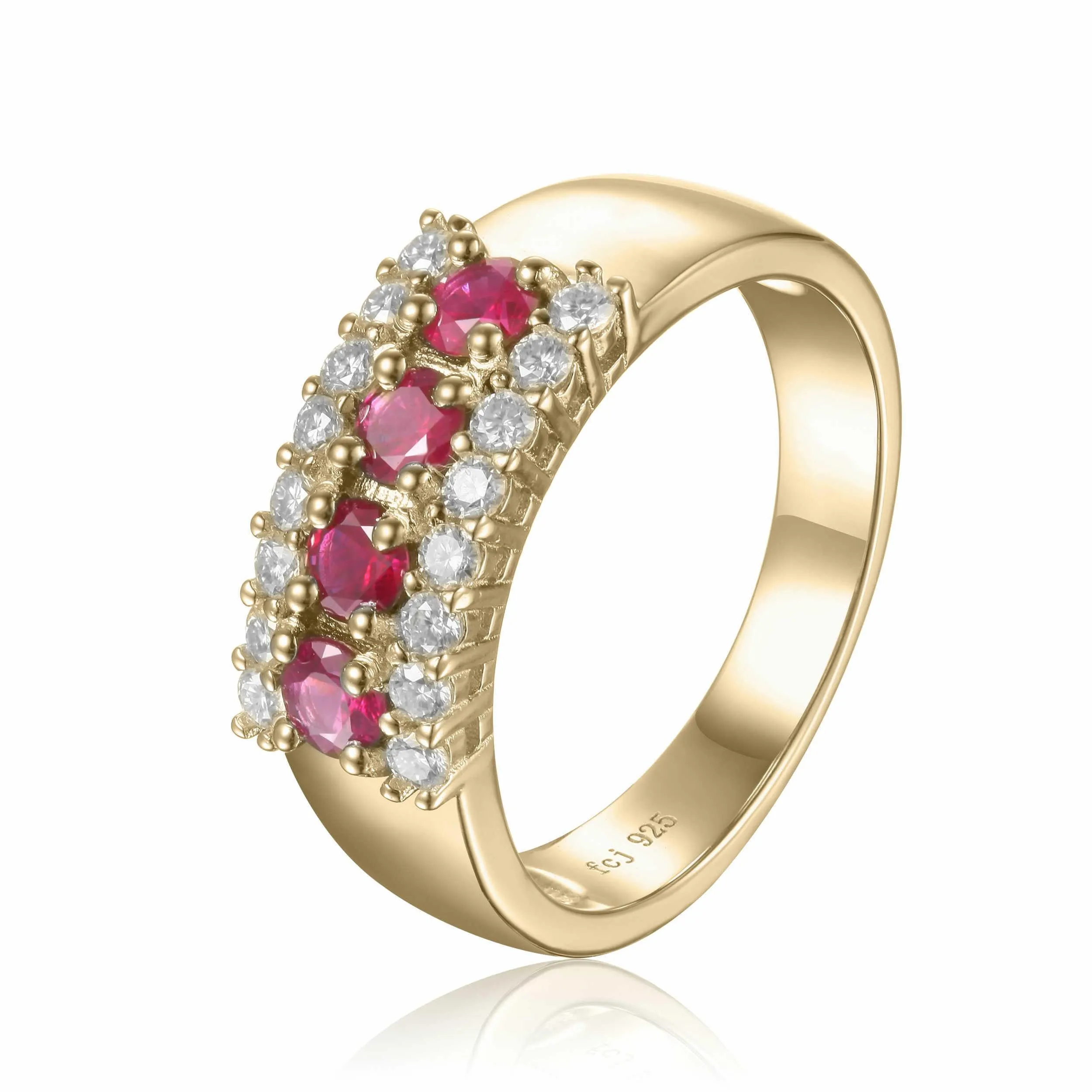 Ruby Chunky Statement Ring