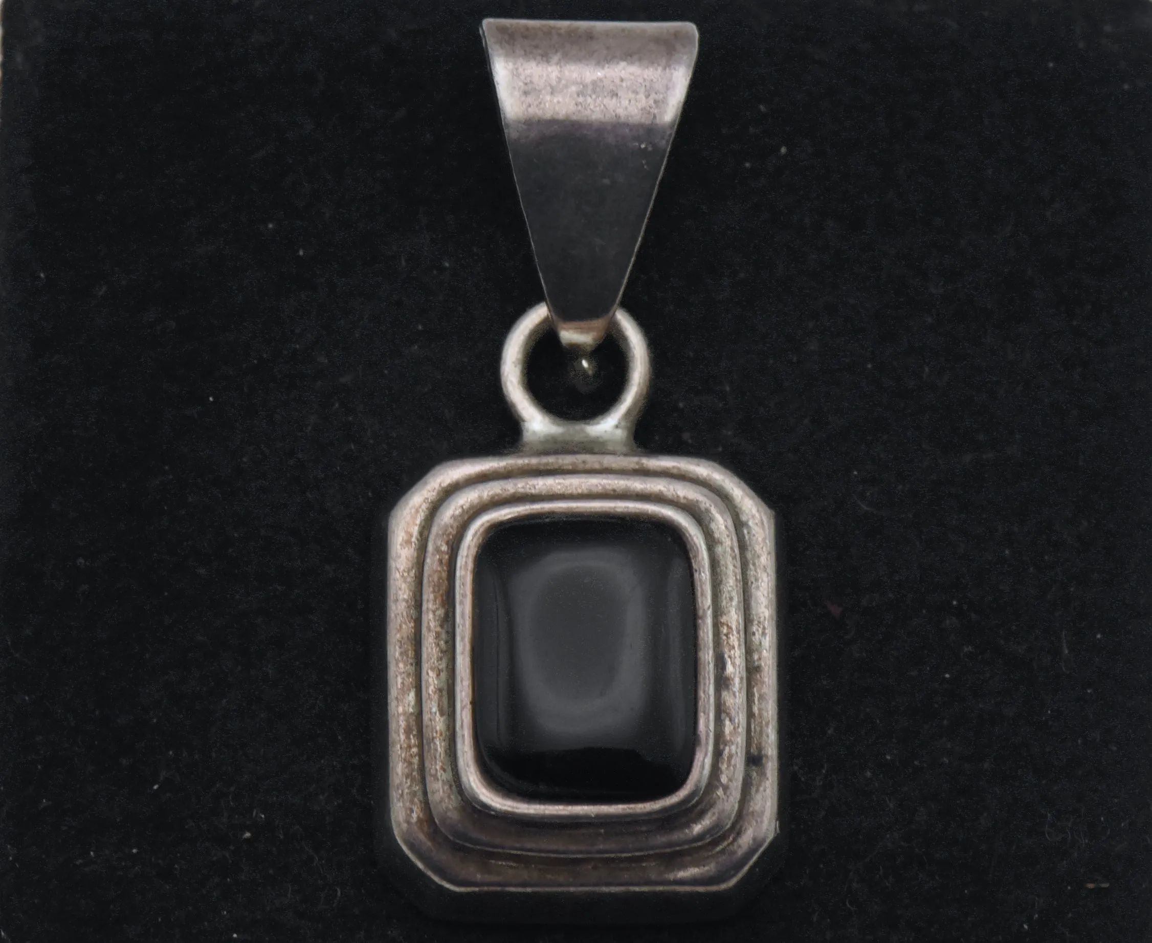 Silpada - Vintage Black Onyx Sterling Silver Pendant