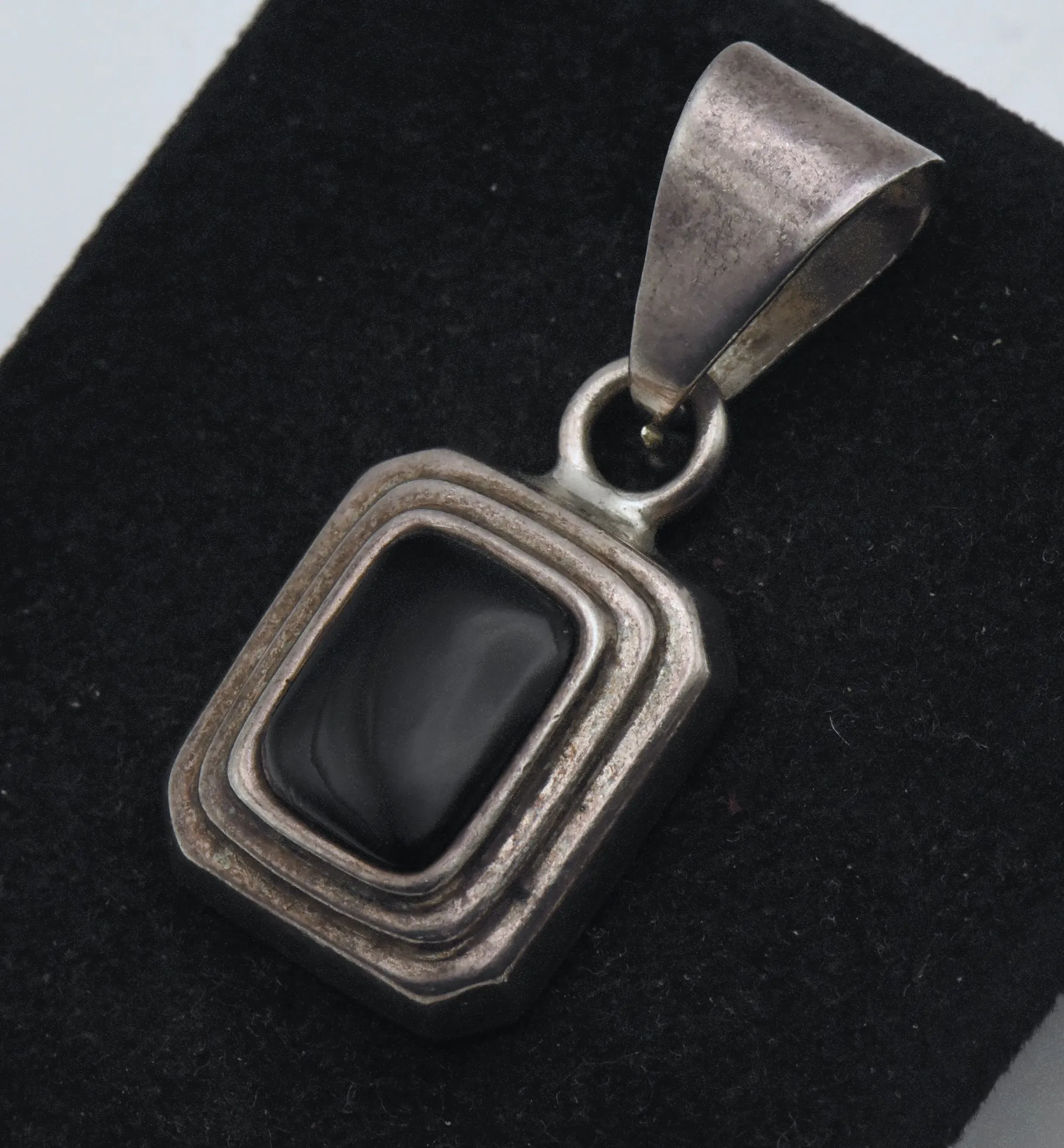 Silpada - Vintage Black Onyx Sterling Silver Pendant