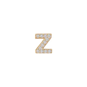 SKINNY SILVER Z CHARM (YELLOW)