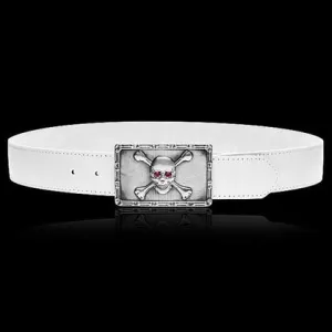 Skull and Crossbones Belt Buckle