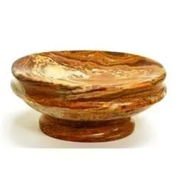 Soap Dish - Luxury Bathroom Accessories of Multi Brown Onyx