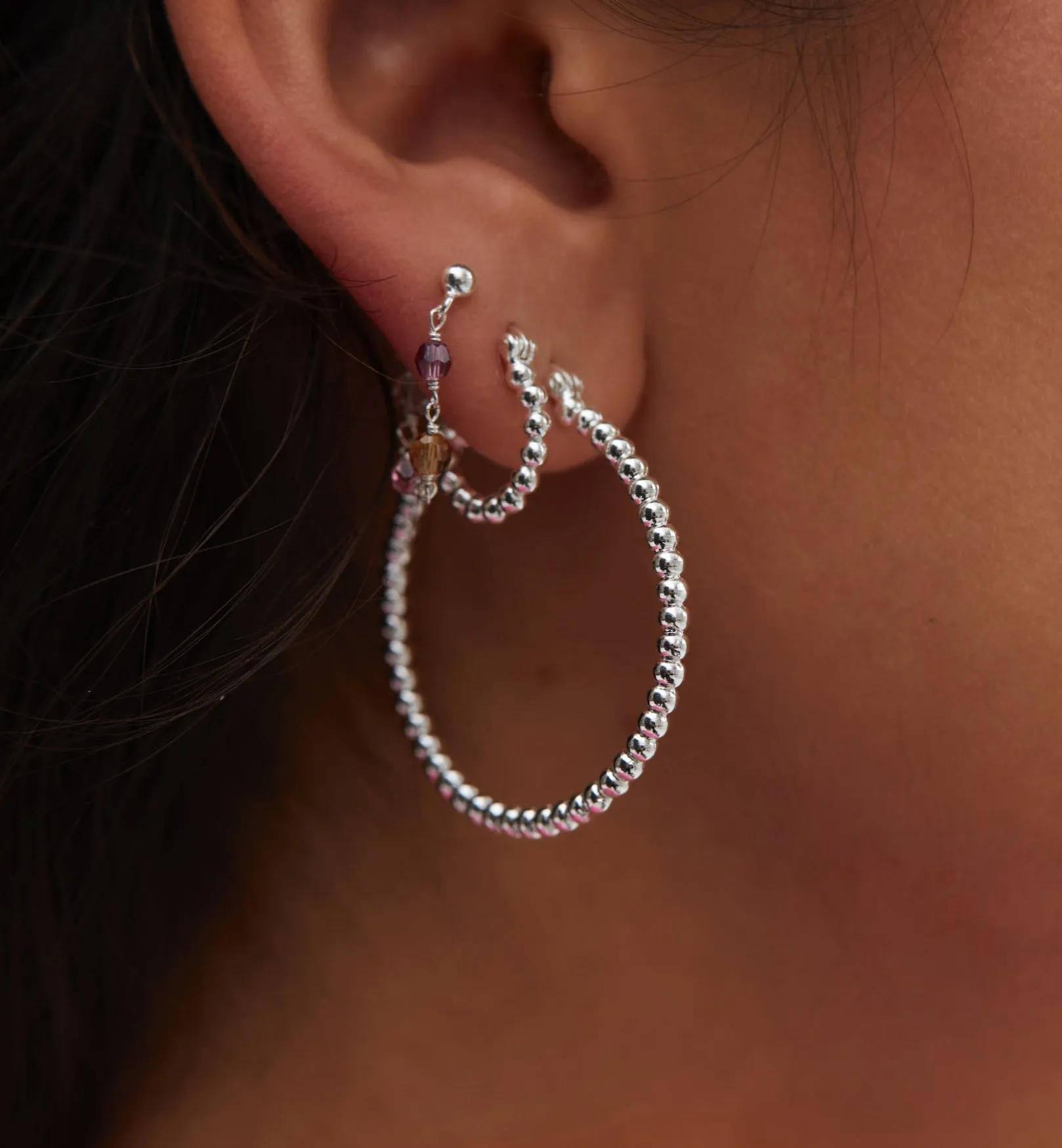 Solstice Big Hoop Earrings