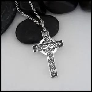 Sterling Silver Celtic Dog Cross