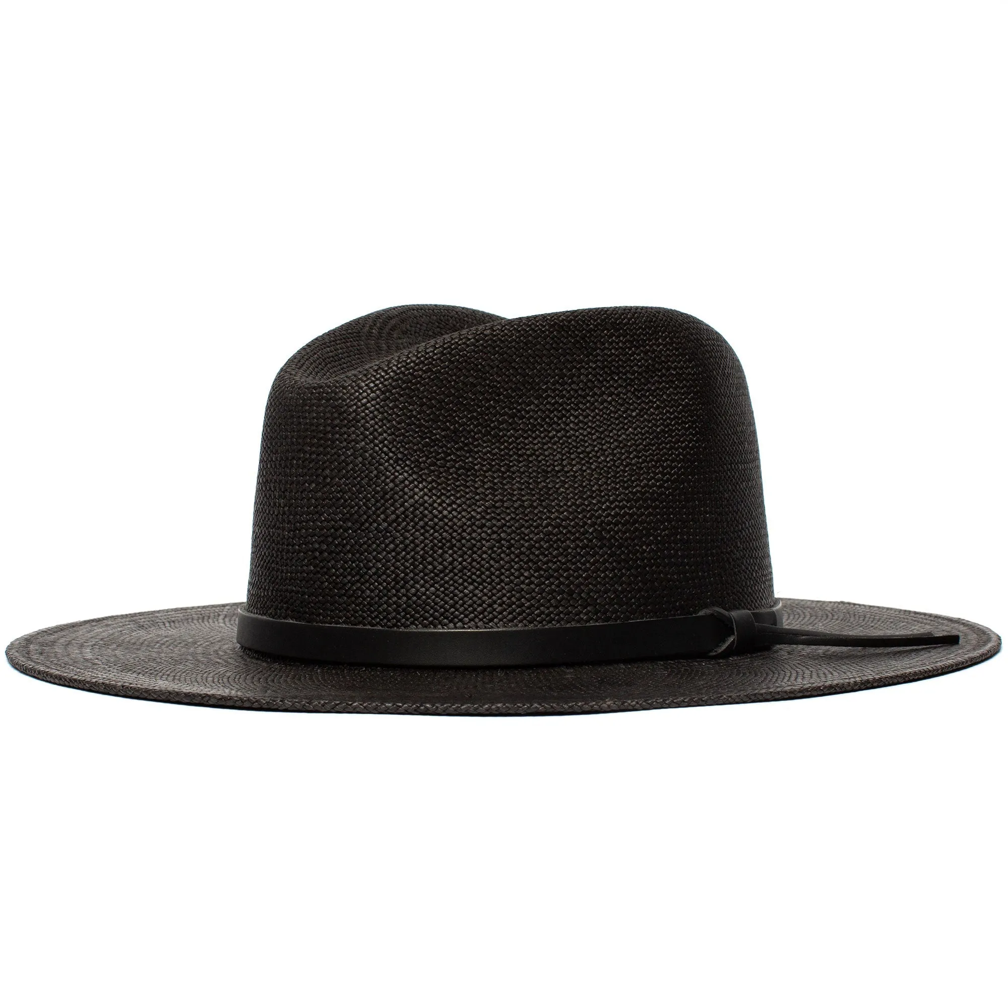 Summer Straw Fedora Hat-Natural