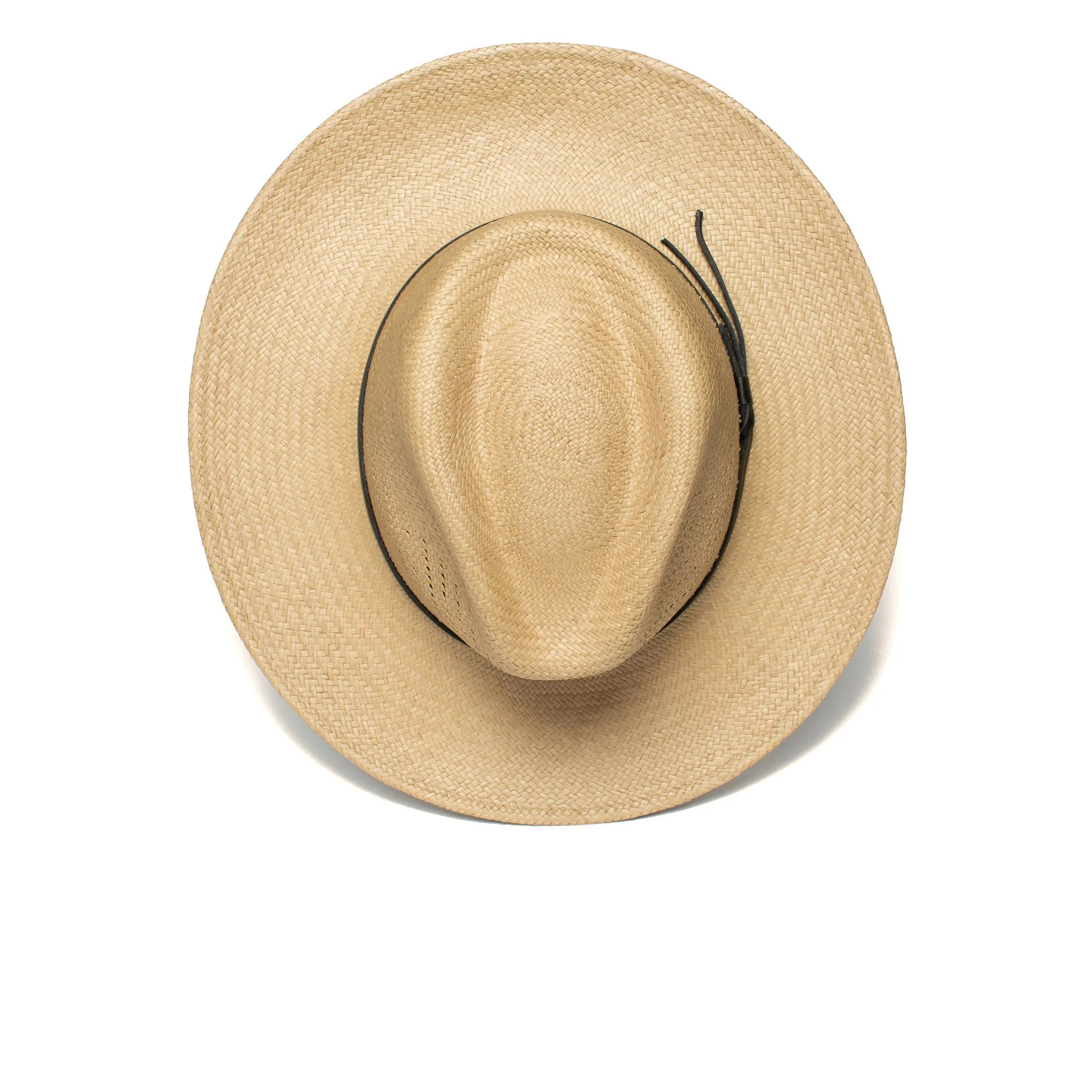 Summer Straw Fedora Hat-Natural