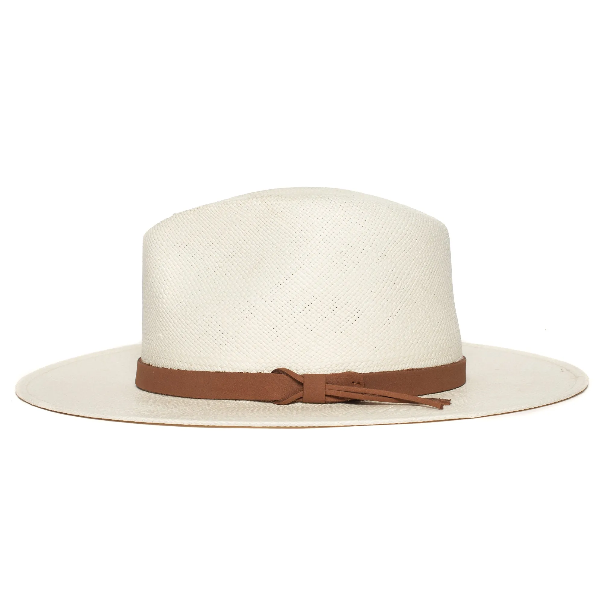 Summer Straw Fedora Hat-Natural