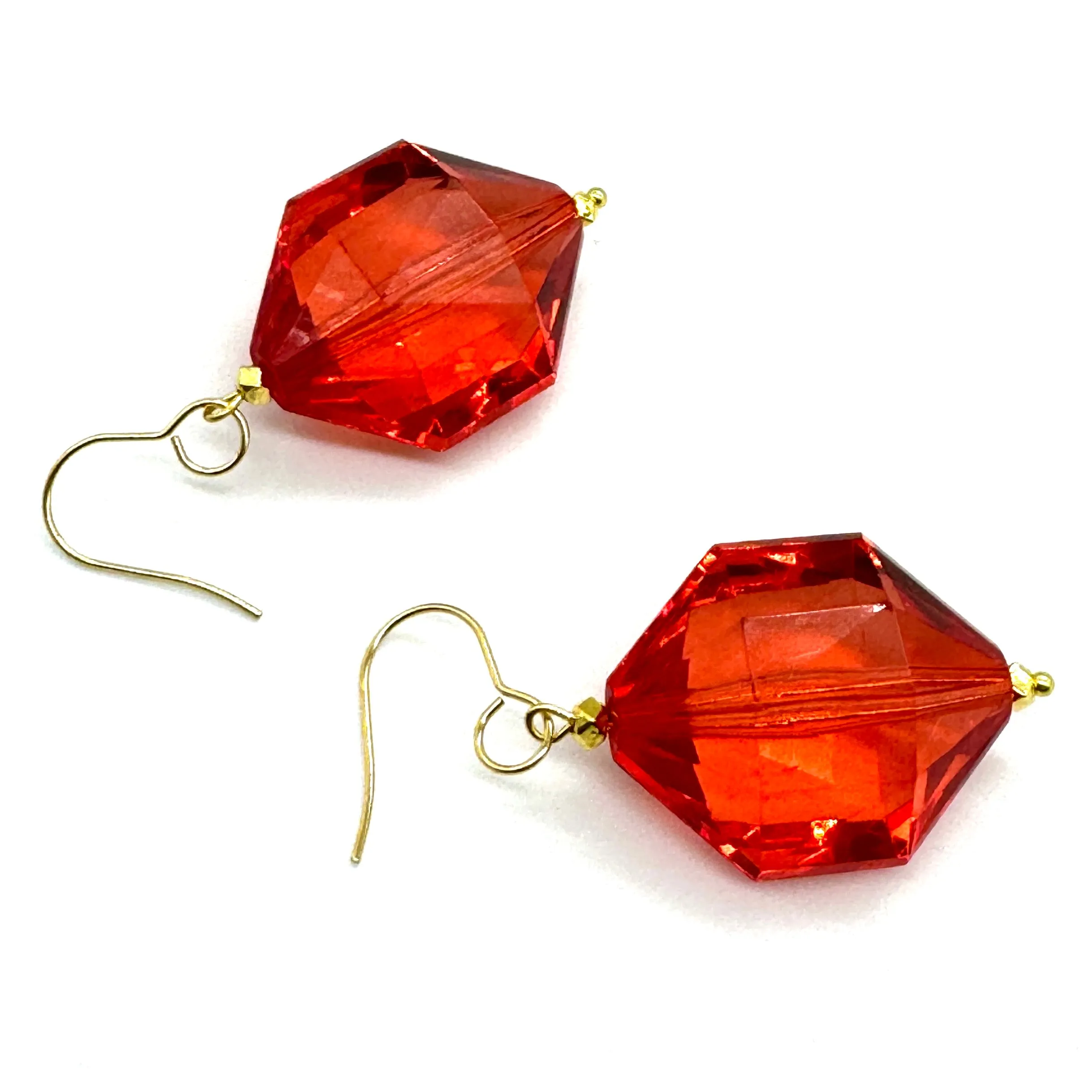 Sun Crystal Drop Earrings