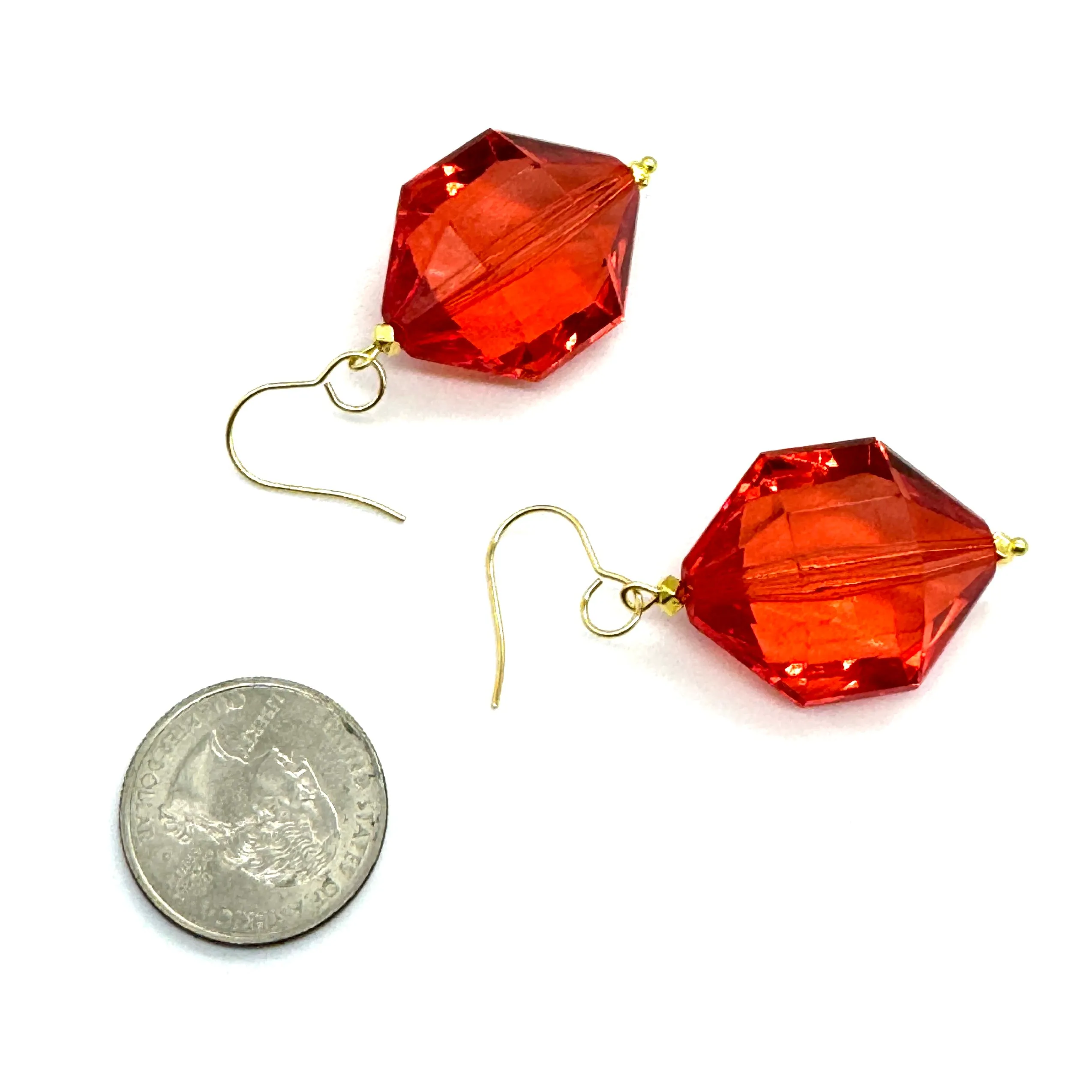 Sun Crystal Drop Earrings