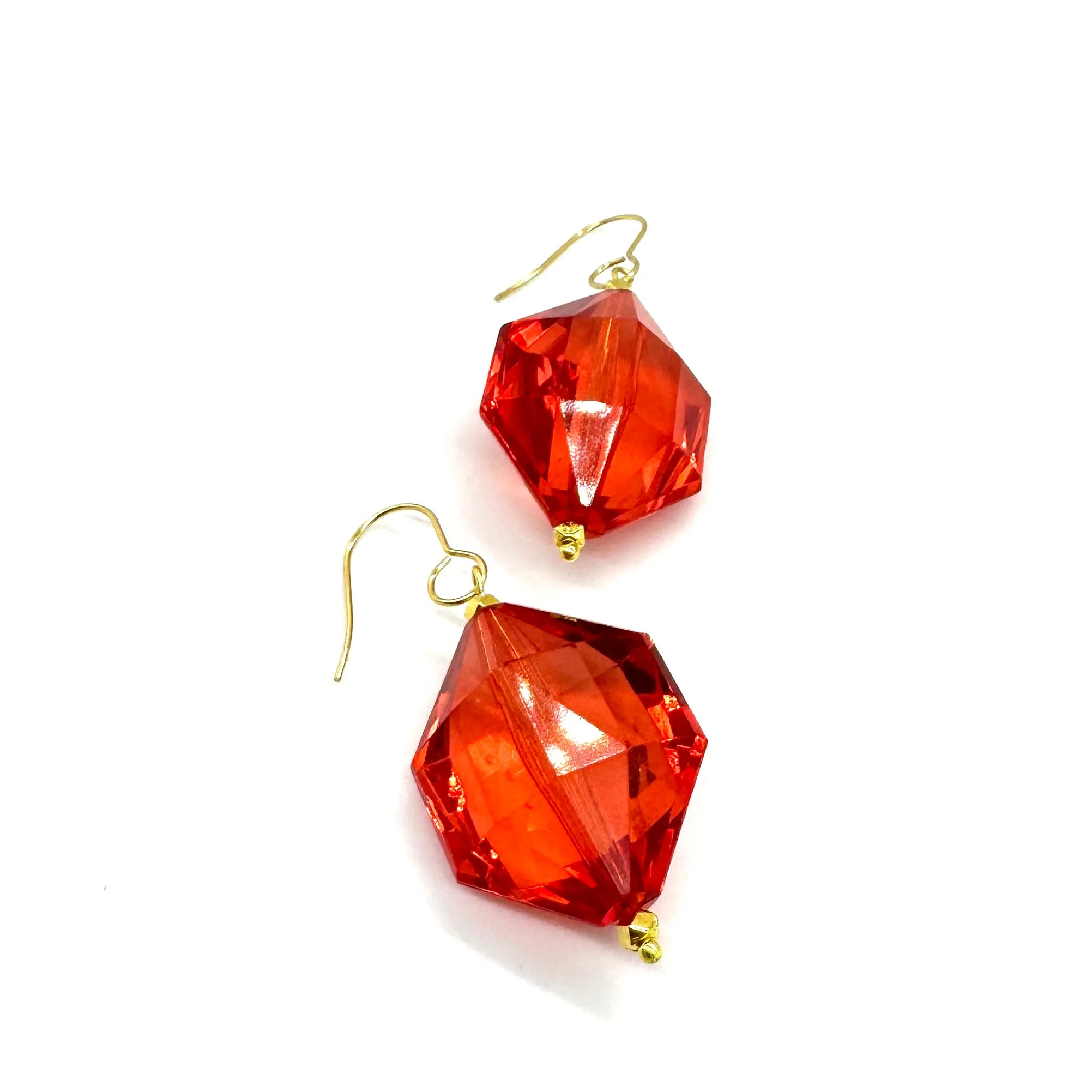 Sun Crystal Drop Earrings