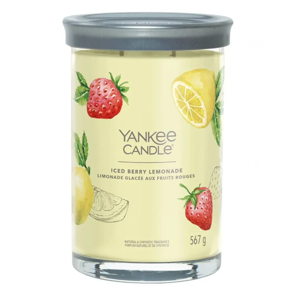 Yankee Candle 567g Iced Berry Lemonade Signature Large Tumbler Candle