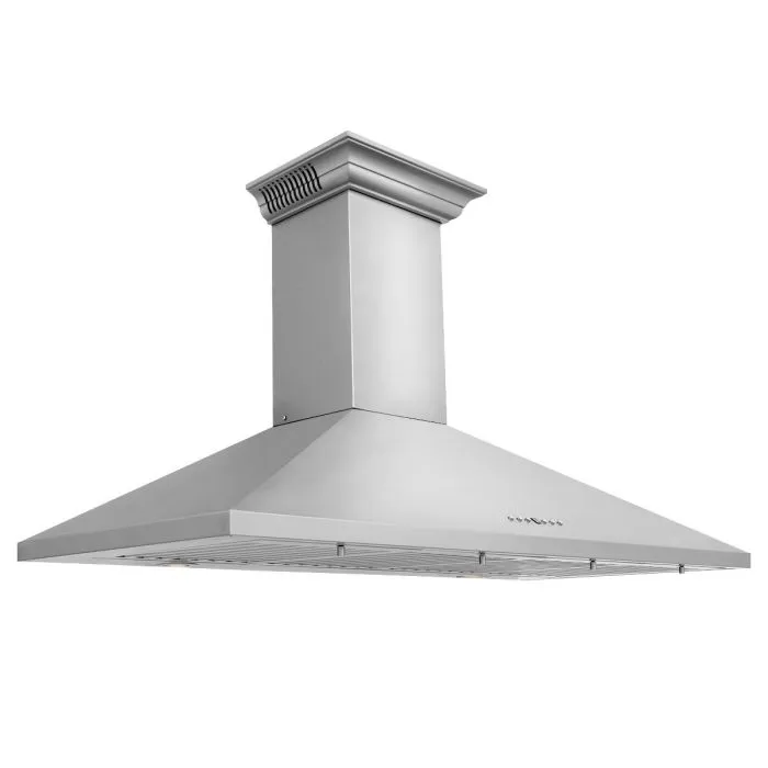 ZLINE 30 IN. Wall Mount Range Hood in Stainless Steel with Built-In CrownSound® BlueTooth Speakers (KL2CRN-BT-30)